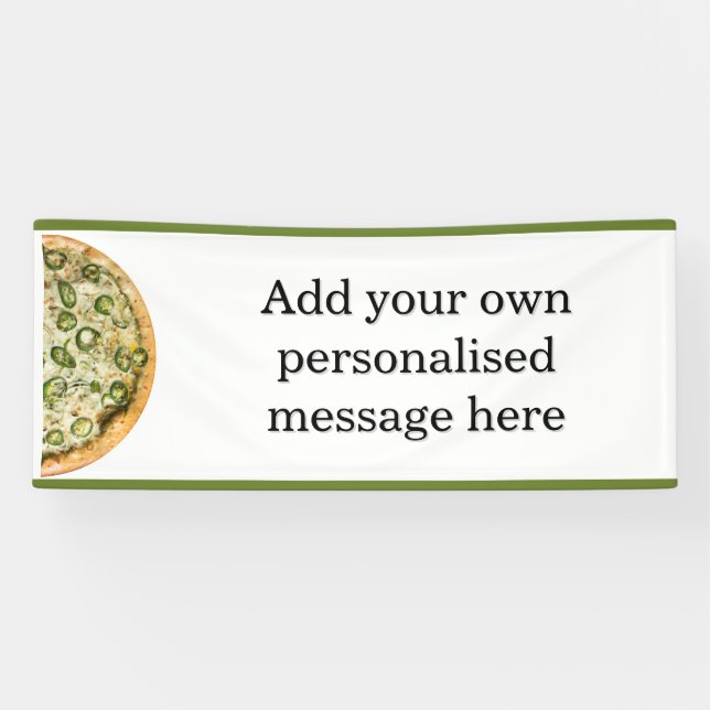 Banderoles Celebratory Pizza (Horizontal)