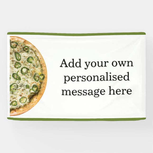 Banderoles Celebratory Pizza (Horizontal)