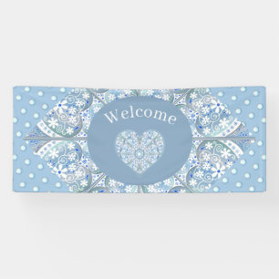 Banderoles Céramique Lace Bleu clair