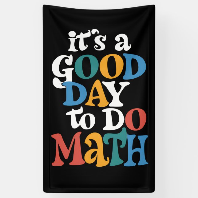 Banderoles C'est un bon jour pour faire des mathématiques ens (Vertical)