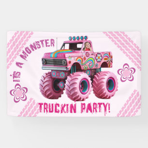 Banderoles C'est une photo personnalisée du Monster Truckin'