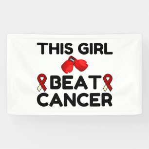 BANDEROLES CETTE FILLE BATTRE LE CANCER