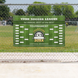 Banderoles Championnat de football