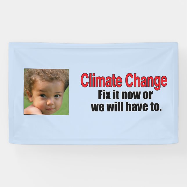 Banderoles Changement climatique (Horizontal)