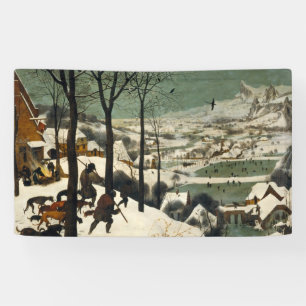 Banderoles Chasseurs dans la neige (par Pieter Bruegel l'Anci