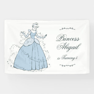 Banderoles Château de Cendrillon Fairy Tale Anniversaire