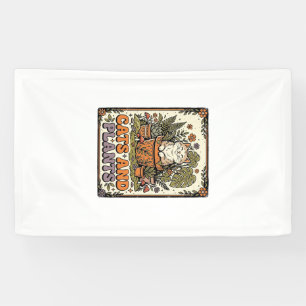 Banderoles Chats Et Plantes Chat Plantes Cottagecore Vintage