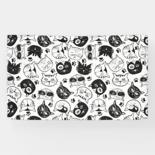 Banderoles Chatte Motif à la maison, Maine Coon