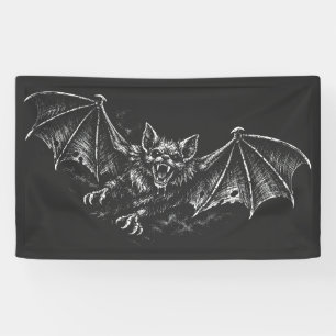 Banderoles Chauve-souris plongeante - par BurnsInHell