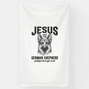 Banderoles Chemise de berger allemand de foi pour l'amour des