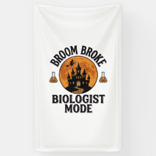 Banderoles Chemise de biologiste Halloween Vintage Science Sq