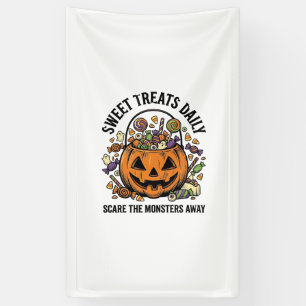 Banderoles Chemise de bonbons Halloween Dessin de monstre mig