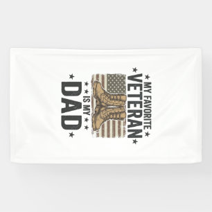 Banderoles Chemise de bottes de combat patriotique pour papa