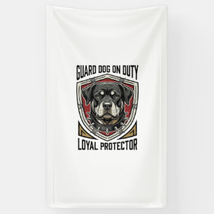 Banderoles Chemise de chien de garde gravée vintage Art_1 Pro