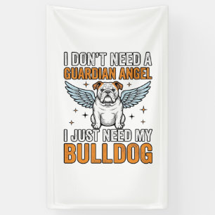 Banderoles Chemise de l'ange gardien Bulldog amateur de chien