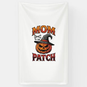 Banderoles Chemise de maman Halloween Citrouille Os Art Vinta