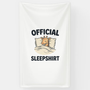 Banderoles Chemise de nuit officielle girafe drôle Desi