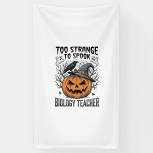 Banderoles Chemise de professeur de biologie Halloween Citrou