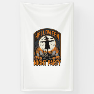 Banderoles Chemise d'épouvantail Halloween Cimetière vintage