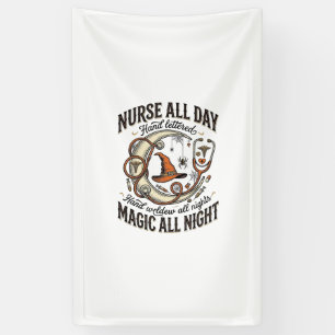 Banderoles Chemise d'infirmière Halloween Sorcière Médicale É