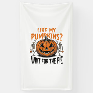 Banderoles Chemise drôle de tarte d'Halloween squelette citro