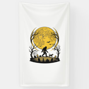 Banderoles Chemise Halloween Bigfoot Pleine Lune Promenade Ch