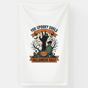 Banderoles Chemise Halloween tous les jours Vintage Spooky Ha