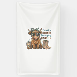 Banderoles Chemise occidentale au café de vache des Highlands