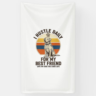 Banderoles Chemise pour amateur de chien Gravure vintage Trav
