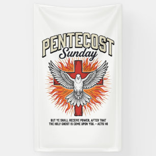 Banderoles Chemise vintage de la colombe de la Pentecôte