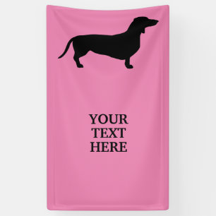 Banderoles Cheveux courts Dachshund - Silhouette 1