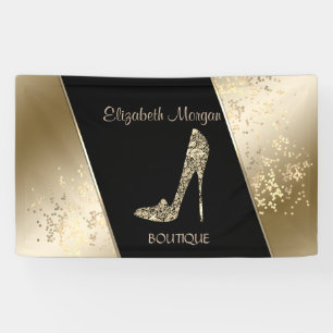 Banderoles Chic moderne, Lumineux, Diamants talons hauts