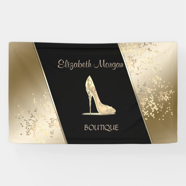 Banderoles Chic Moderne, Lumineux, Talons Hauts (Horizontal)