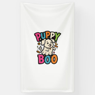 Banderoles Chien de Halloween chiot Boo