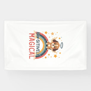 Banderoles Chien magique absolument adorable ange vintage arc