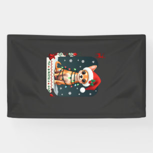 Banderoles Chihuahua Noël Santa Sweatshirt Ugly Chien Amant X