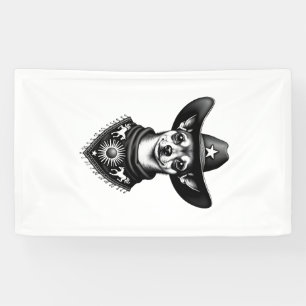 Banderoles Chihuahua vintage style cow-boy gravure western D