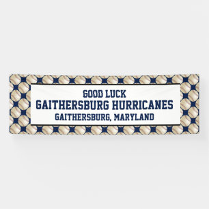 Banderoles CHOISISSEZ VOTRE COULEUR ou votre équipe de baseba