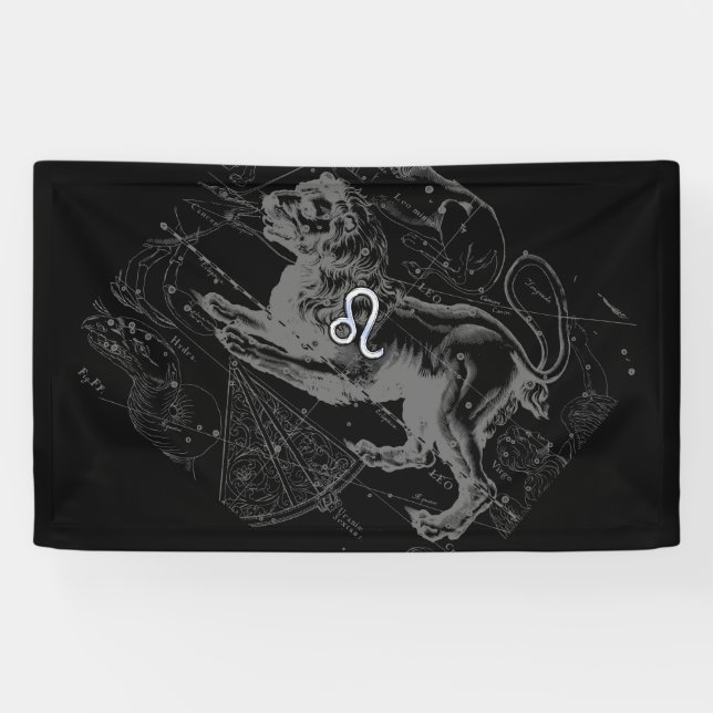 Banderoles Chrome comme Leo Zodiac Connexion Hevelius (Horizontal)