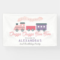 Chugga Chugga Deux Train Rose Girl 2e Anniversaire