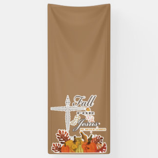 Banderoles Chute pour Jésus il ne feuille jamais 1 