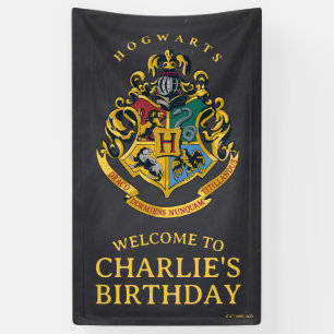 Banderoles Cimier de Poudlard Harry Potter Anniversaire