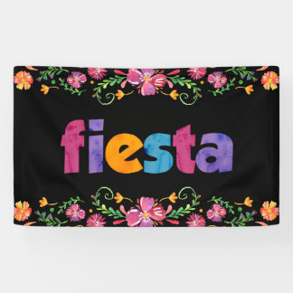 Banderoles Cinco de Mayo Fiesta Banner - Vibrant Floral