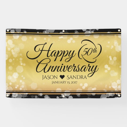 Banderoles Cinquantieme Anniversaire De Mariage D Or Elegant Zazzle Ca Banderoles Cinquantieme Anniversaire De Mariage D Or Elegant Zazzle Ca