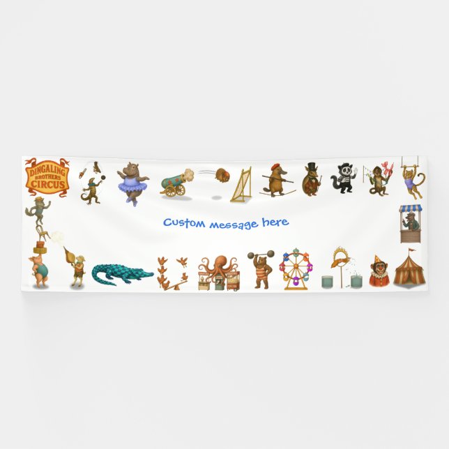 Banderoles Circus acts (Horizontal)