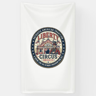 Banderoles Cirque de la Liberté Patriotique Patriotique Cirqu