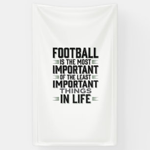 Banderoles Citation de Football Typographie Vintage T-Shirt D