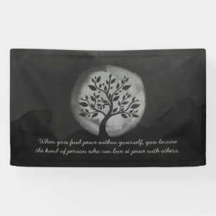 Banderoles Citation de l'instructeur de méditation de Yoga Bl