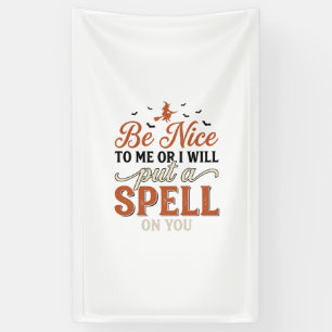 Banderoles Citation de sort de sorcière drôle Halloween Vecto