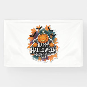 Banderoles Citations amusantes et Éffrayantes d'Halloween Hap